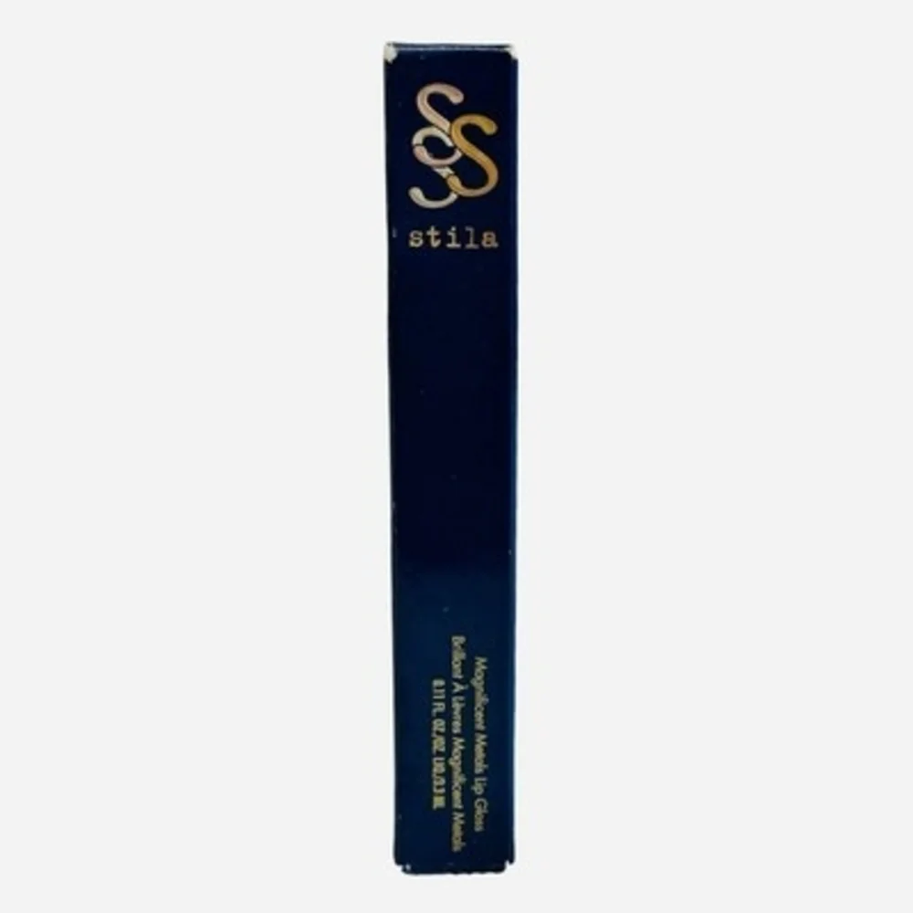 STILA Magnificent Metals Lip Gloss Lipstick Lip Color CITRINE NIB